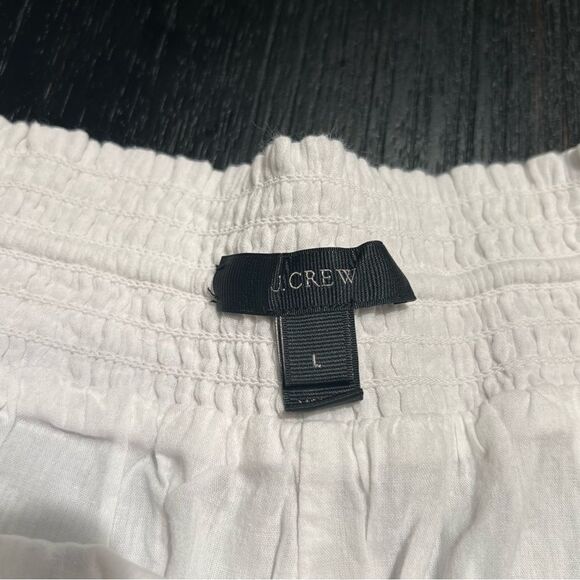 NWOT Gorgeous White, Pineapple J Crew Shorts Large Excellent Condition - Picture 5 of 7